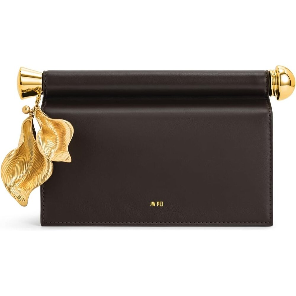 Chic Vegan Leather Clutch With Interior Pocket For Essentials - Holly Style